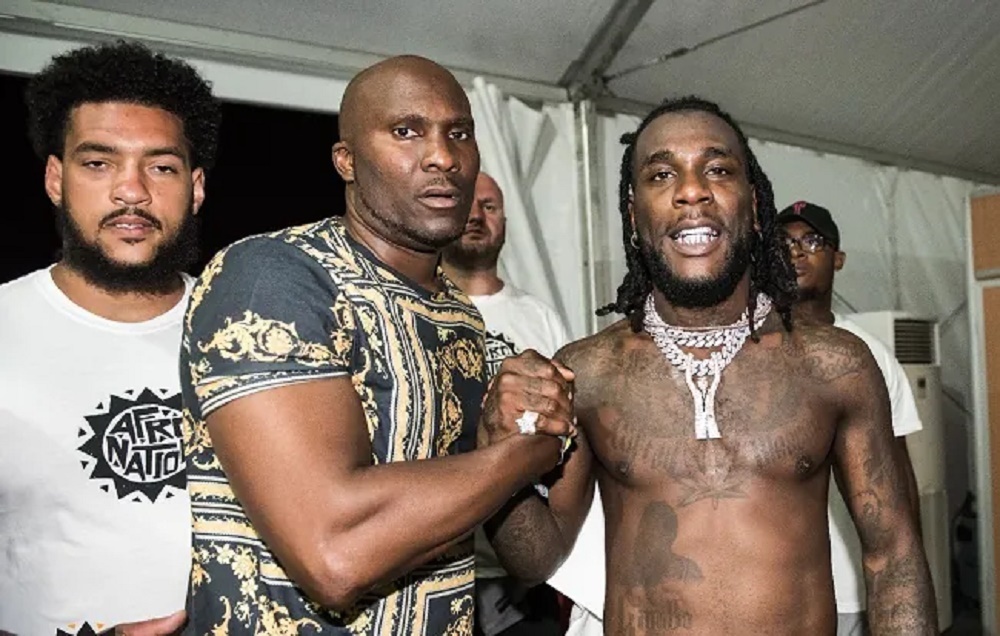 Adesope has an established working relationship with Burna Boy, particularly in the area of promoting his music and artistic projects.