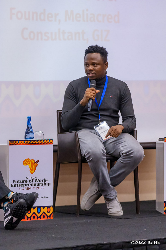 Muyiwa Fasakin, a panelist from Nigeria underscored that creating innovations, decision-making, taking risks and competition is among key drivers for entrepreneurs to thrive.    . 