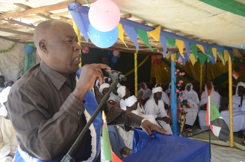 On behalf of the Commissioner of El Fasher, Abdulrahaman Shanan thanked the Peacekeepers for the great job done in constructing Nusaibah Girls Secondary school.