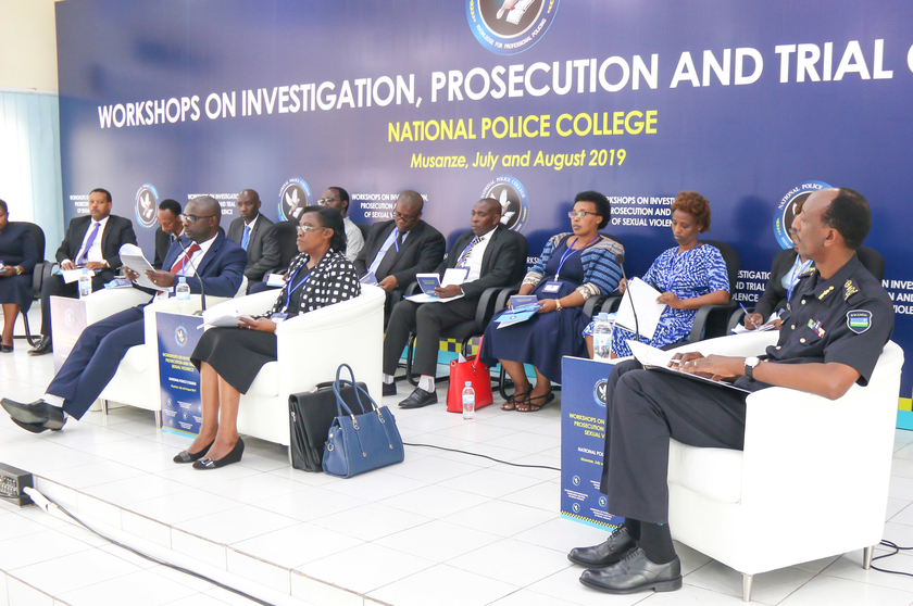 The National Police College has begun series of training for criminal justice officials in Rwanda