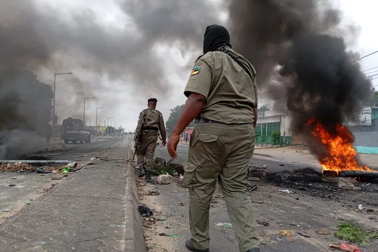 The mass escape occurred as the country grappled with widespread protests and violence after the ruling Frelimo party was declared the winner of the disputed October 9 elections.