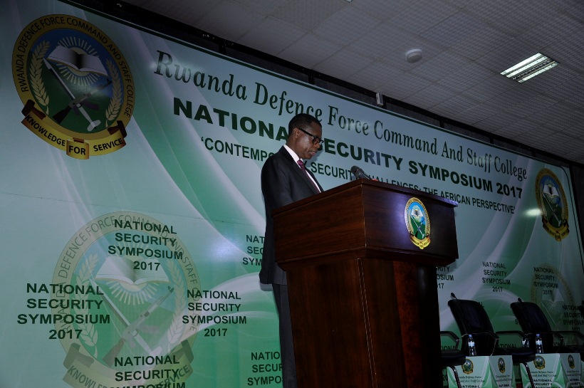 The Minister of Defense, Gen. James Kabarebe