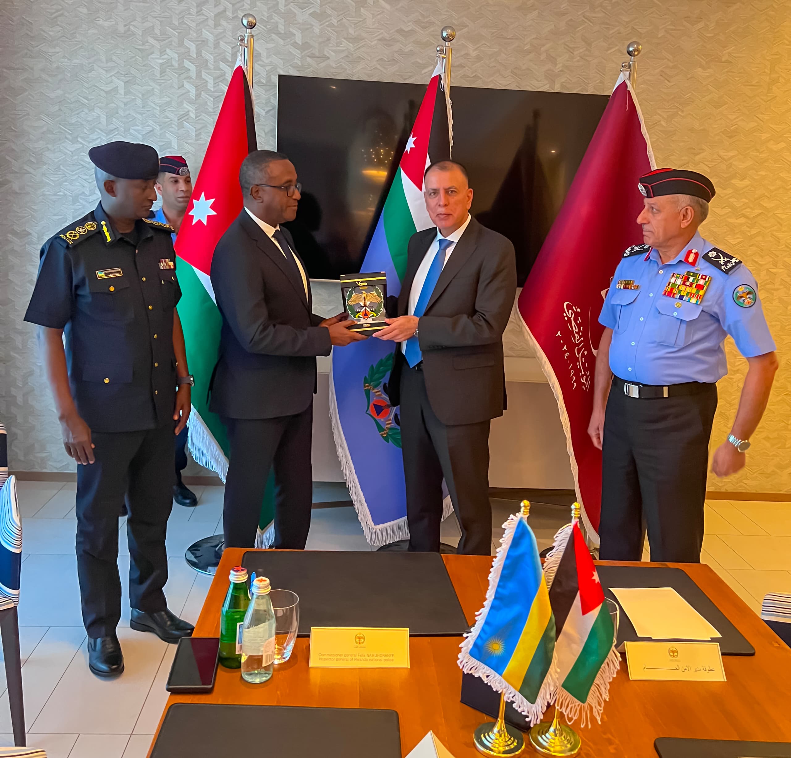 Rwanda and Jordan have established cooperation in security and law enforcement 