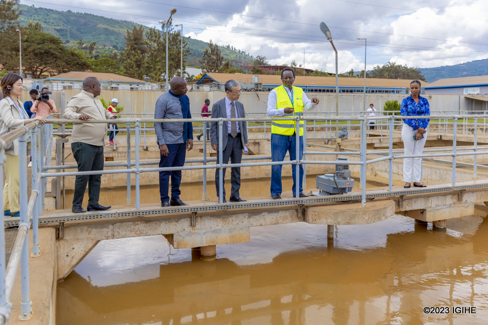 Nzove plant fetches water from River Nyabarongo.