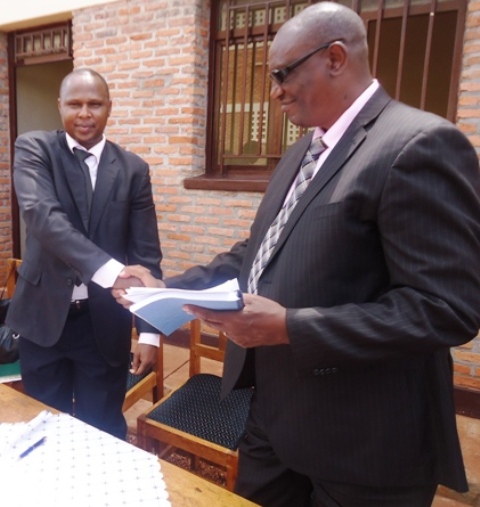 Nkubiri Alfred (on the left)  