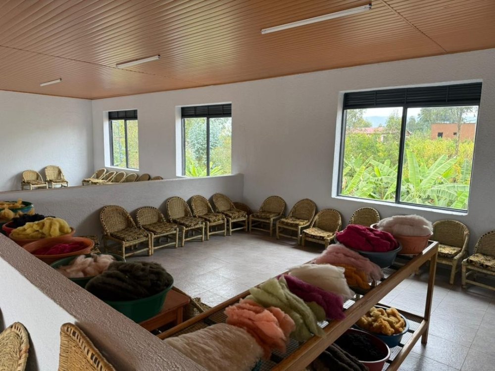 The art workshop is equipped with materials that facilitate effective training.