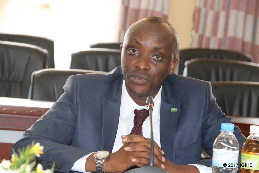 The Rwanda LAw Reform Commission Chairperson, Aimable Havugimana