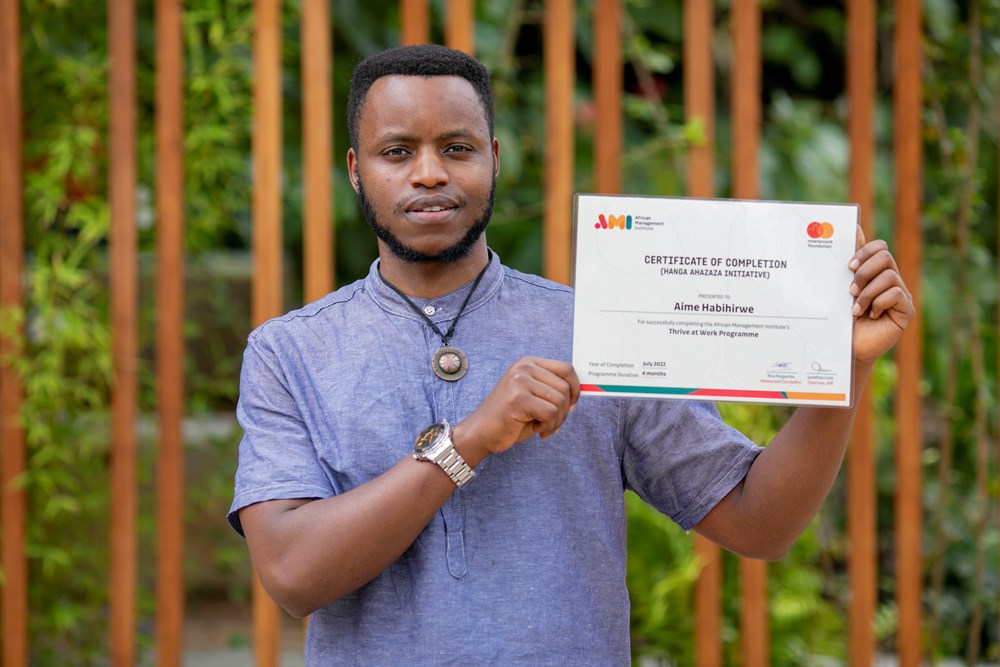 Aime Habihirwe, the Head Chief at Stafford Coffee Brewers Company.