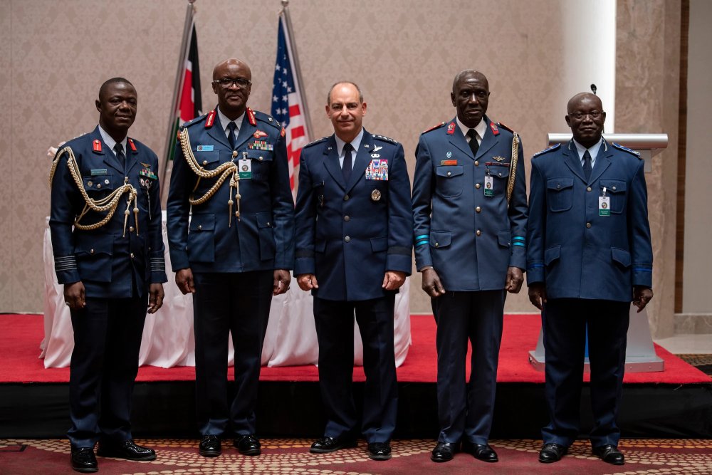 Some participants of the previous African Air Chiefs Symposium held in Kenya. 