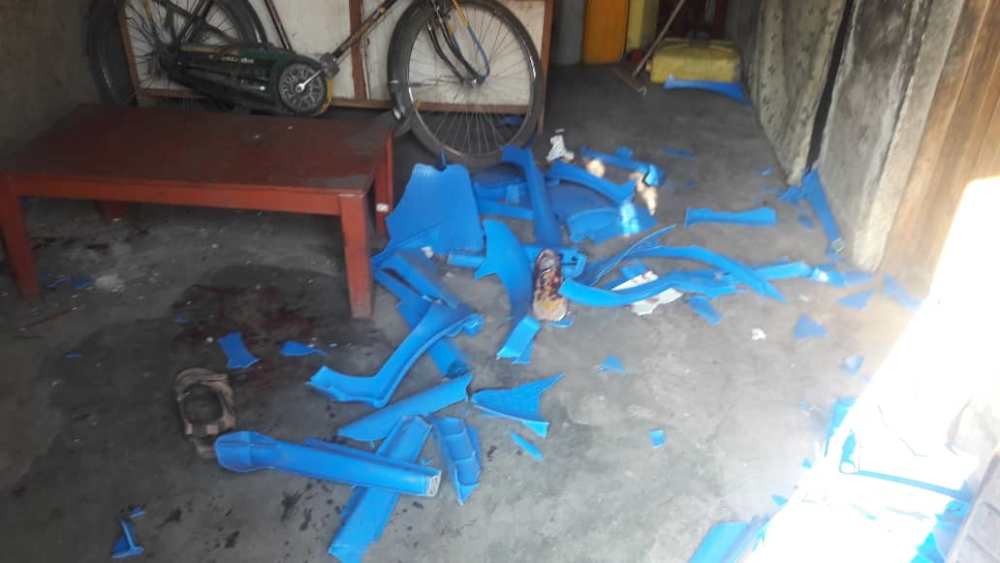 The incident took place in a local beer pub