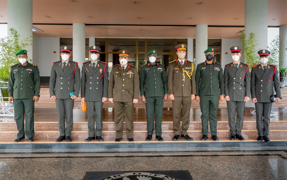 A delegation from Egyptian Military Academy visits Rwanda Defence Force. 