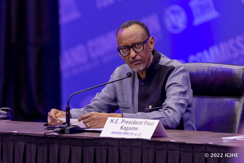 President Kagame has stressed need to invest in universal and affordable broadband to deal with tough times.  