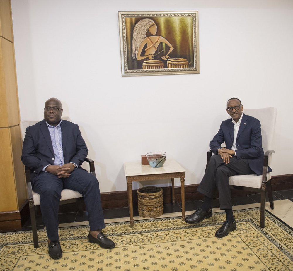 President Kagame spoke to Tshisekedi on ‘provocations’ of his country. 