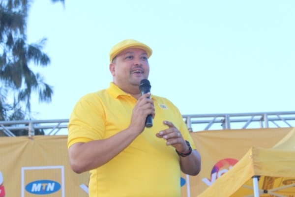 Alain Numa, the promotions executive at MTN Rwanda