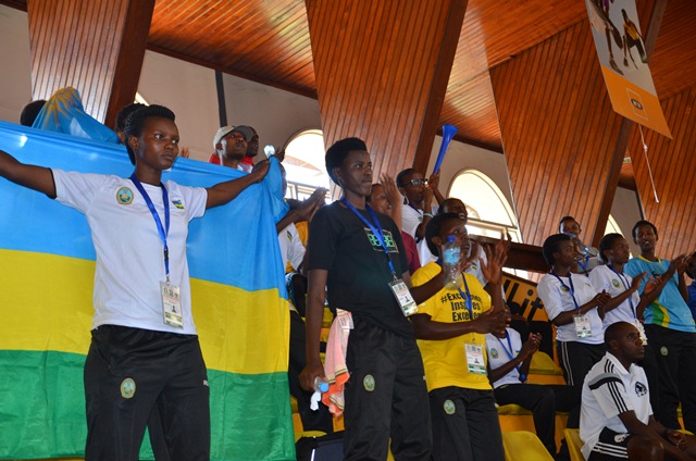 All joy for Rwanda fans at Lugogo MTN arena stadium