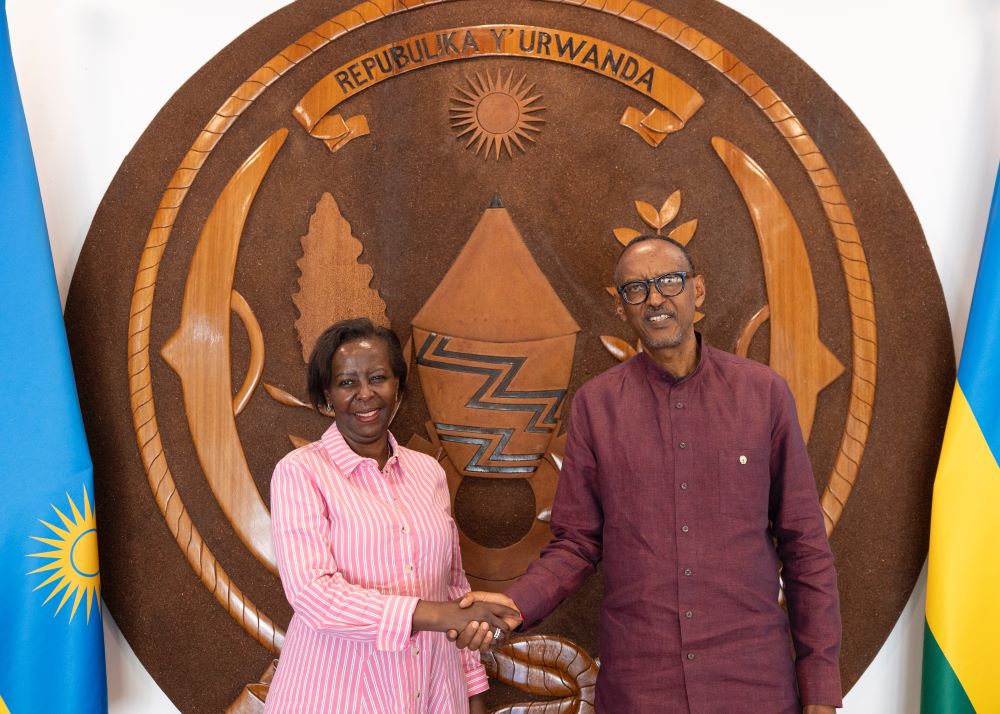 President Paul Kagame has met with Louise Mushikiwabo, Secretary General of the Organisation Internationale de la Francophonie (OIF) for a discussion on the ongoing collaboration between Rwanda and the OIF.