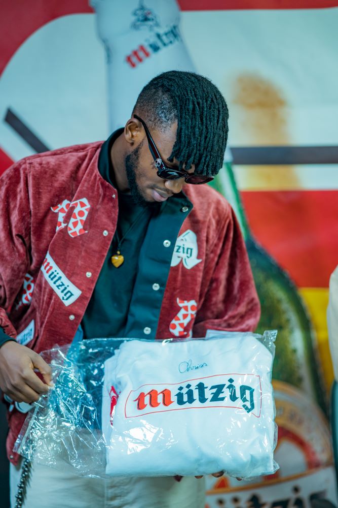As the official brand ambassador, Chriss Eazy will play a key role in upcoming campaigns, events, and activations, bringing the Mützig experience to life through music, culture, and shared celebration.