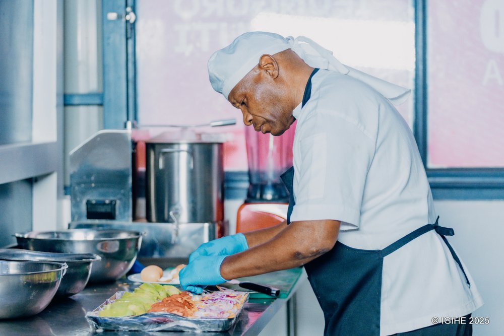 Meals are prepared with the highest hygiene standards.