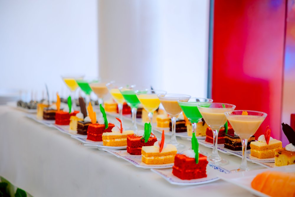 A variety of meals will be served.