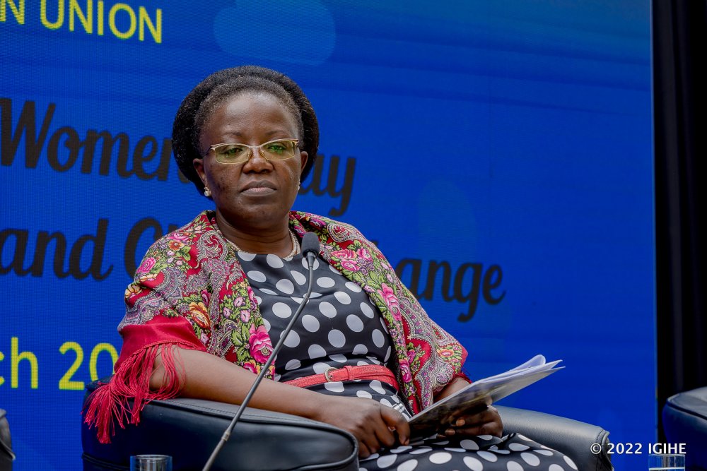 The Minister of Environment, Dr. Jeanne d’Arc Mujawamariya said that climate change is intertwined with gender equality.  