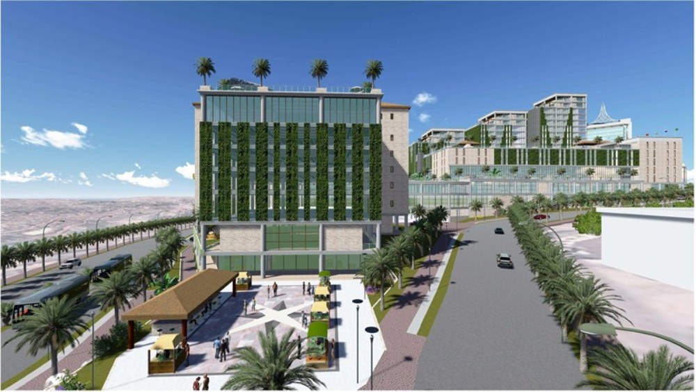 The artistic impression of Amarembo City Center. 