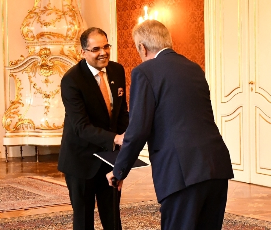 Ambassador Igor extended greetings from President Paul Kagame to his counterpart of Czech Republic