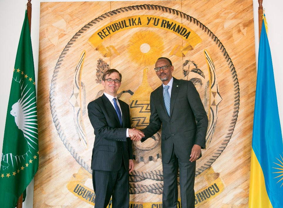 Kagame and Peter Vrooman