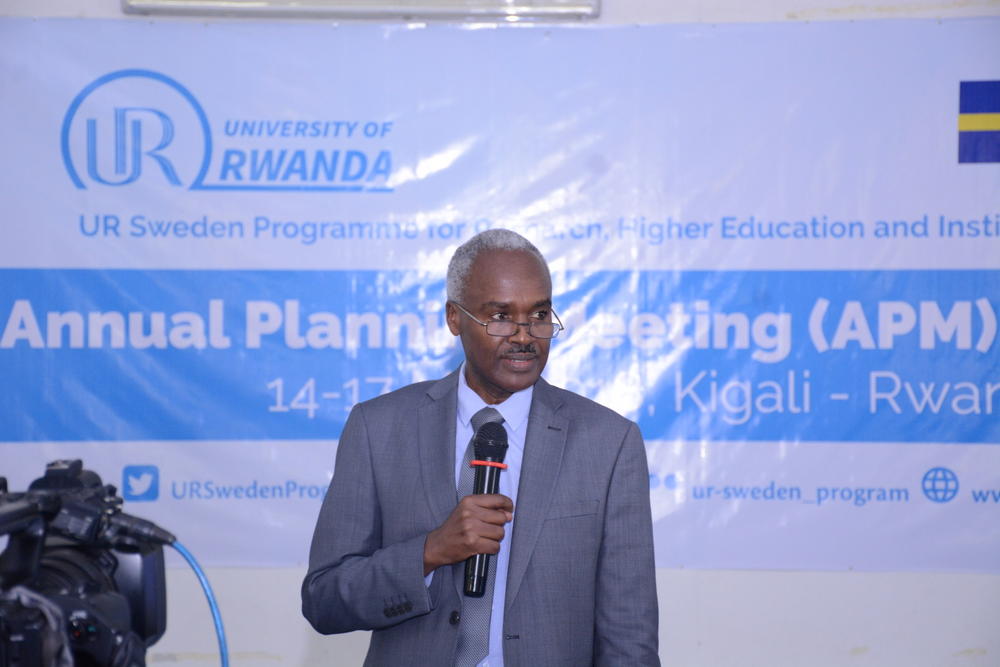 he Deputy vice Chancellor for Research, Higher Education and Institutional Advancement, at University of Rwanda, Amb. Dr Charles Murigande