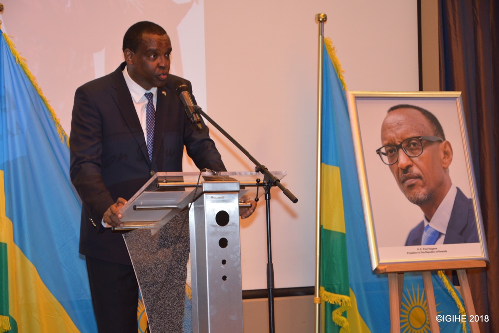 Rwanda’s Ambassador to The Kingdom of the Netherlands, Jean Pierre Karabaranga emphasized Rwanda’s achievements in the last 25 years in empowering women