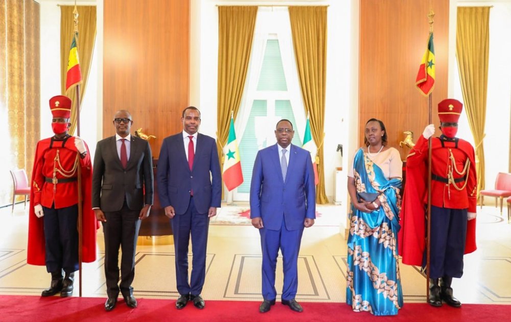 Amb. Karabaranga was accompanied by the first and second secretaries to Rwanda’s embassy in Senegal respectively Guillaume Serge Nzabonimana and Anitha Kamariza.