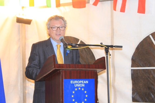 The European Union Head of Delegation to Rwanda, Ambassador Michael Ryan