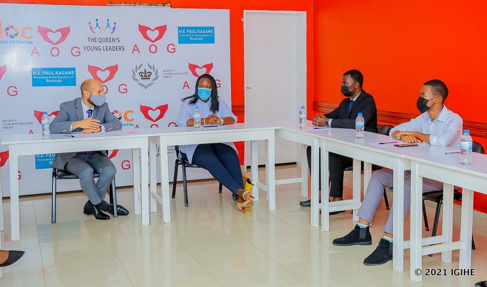 Amb. Omar was taken through different programs designed for startups. 