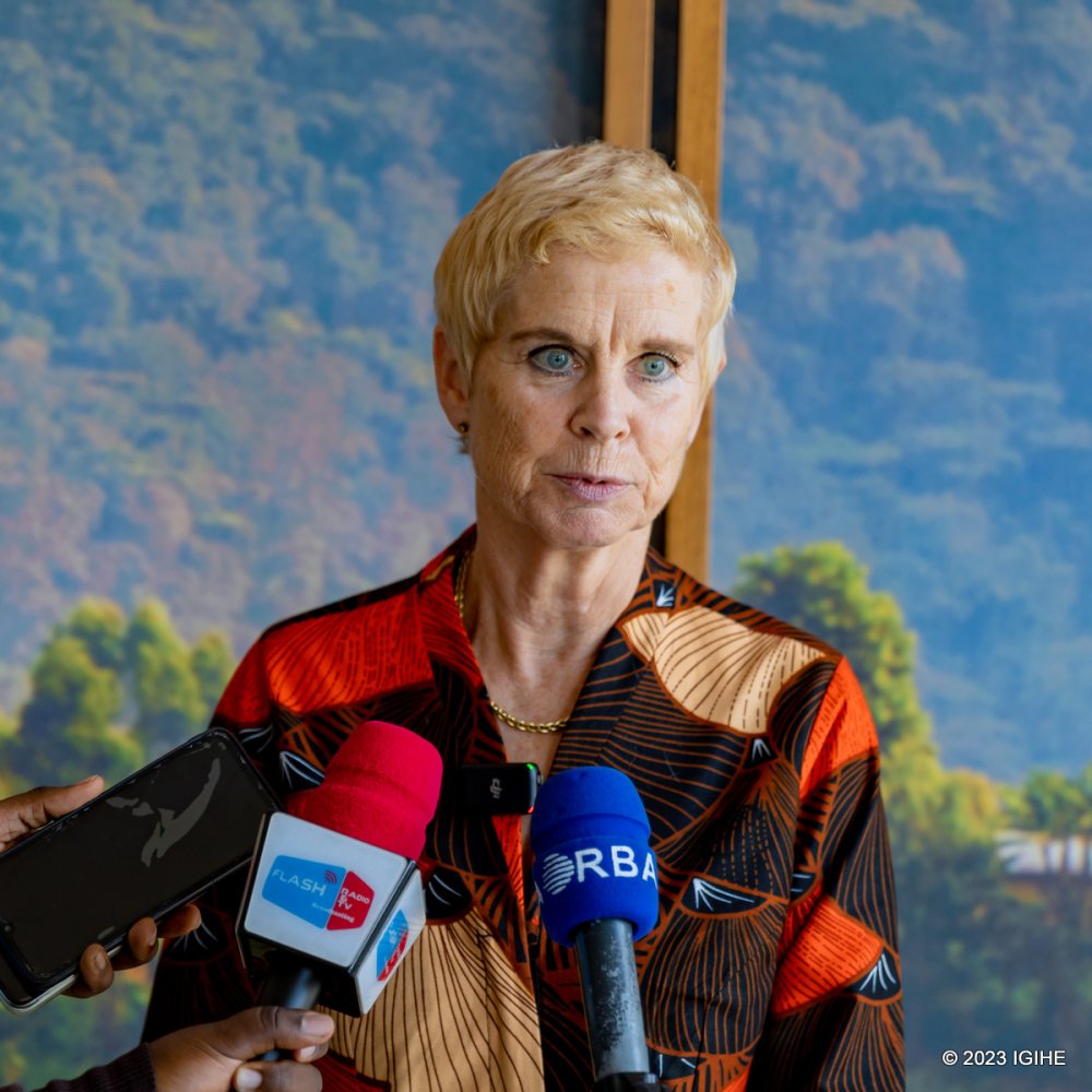 Ambassador Joan Jacobje Jantina Wiegman from the Netherlands reaffirmed her country's commitment to Rwanda, particularly in the realm of economic cooperation. 