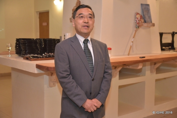 Japan's ambassador to Rwanda,  Takayuki Miyashita