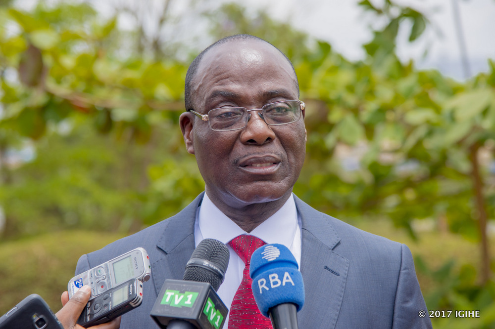 Ambassador of Ivory Coast in Rwanda Anvire Djabia Joachim