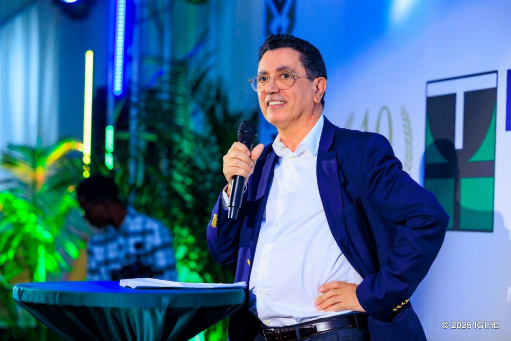 Amine Bouabid, CEO of Bank of Africa Group, also attended the inauguration of the bank’s headquarters in Rwanda.