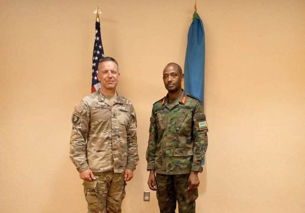 RDF ACOS held a bilateral meeting with Maj Gen Andrew M. Rohling at Fort Benning to discuss partnership in capacity building  and other related matters.
