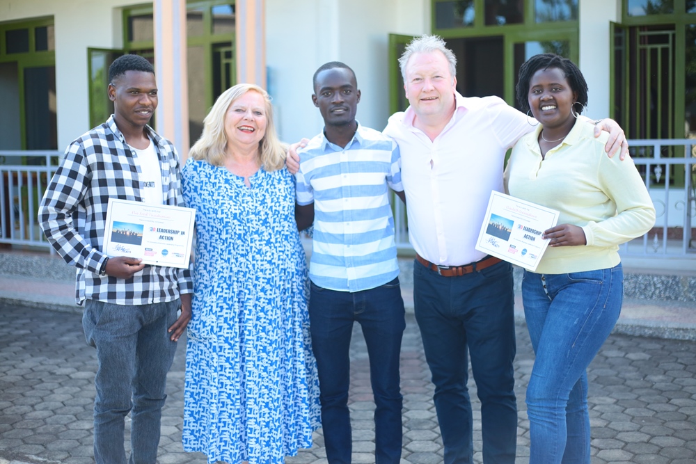 Last month, the company brought Sheffield-based entrepreneurs Andy Hanselman and Jill White from Andy Hanselman over to the country for a special edition of a 3D Leadership programme in Musanze.
