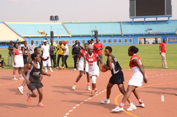 Netball Uganda vs Rwanda at Amahoro National Stadium