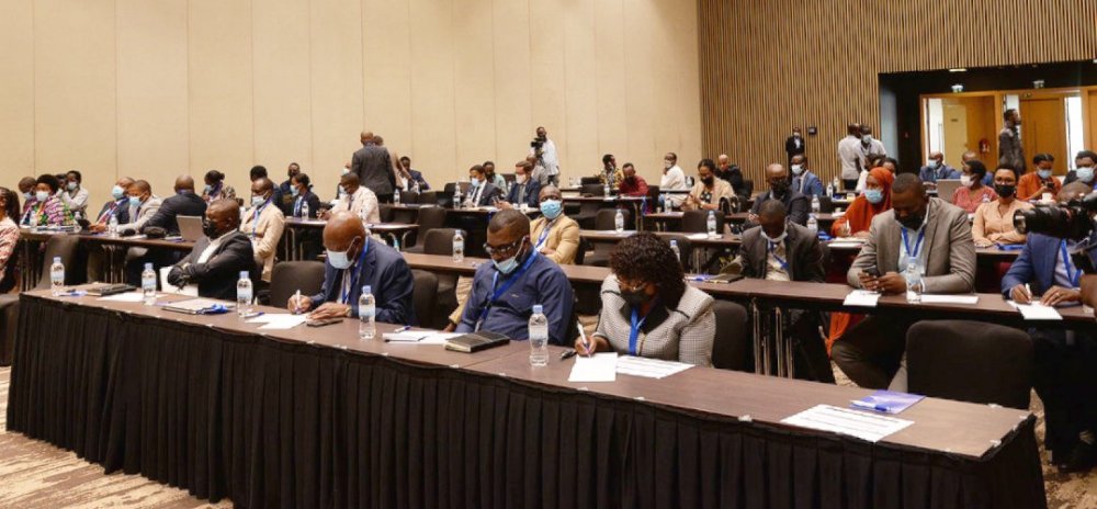 Members of Angolan Private Sector during discussions with Rwanda counterparts.  