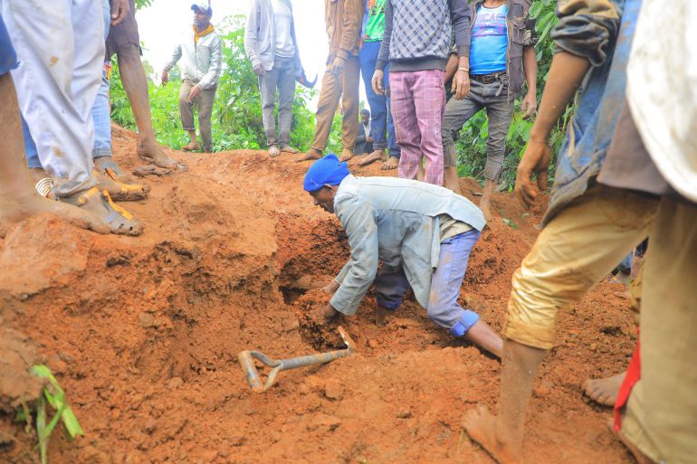 Local authorities have reported that the search for survivors is "continuing vigorously," but warned that the "death toll could rise."