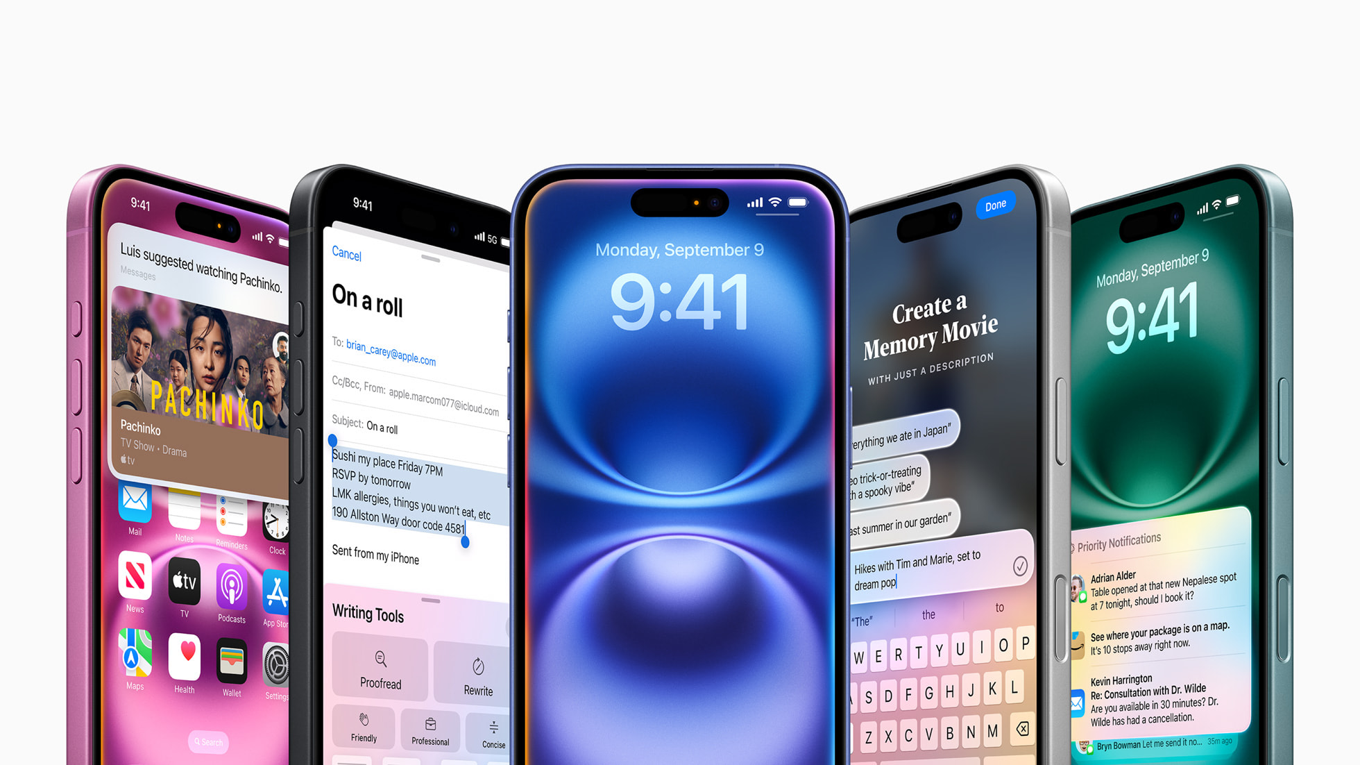 The iPhone 16 and iPhone 16 Plus come in five colours: black, white, pink, teal, and ultramarine.
