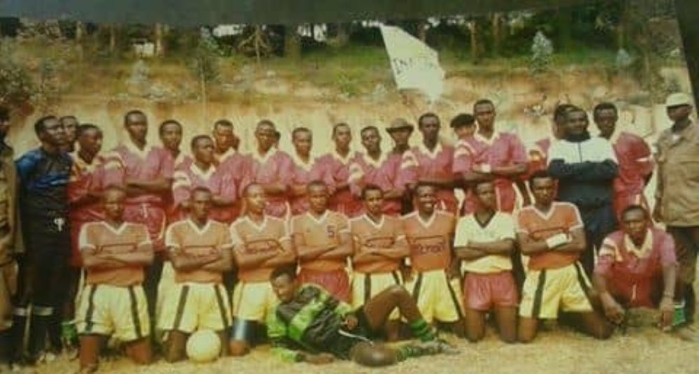 Some of the players who were part of APR FC when it was founded in 1993.  