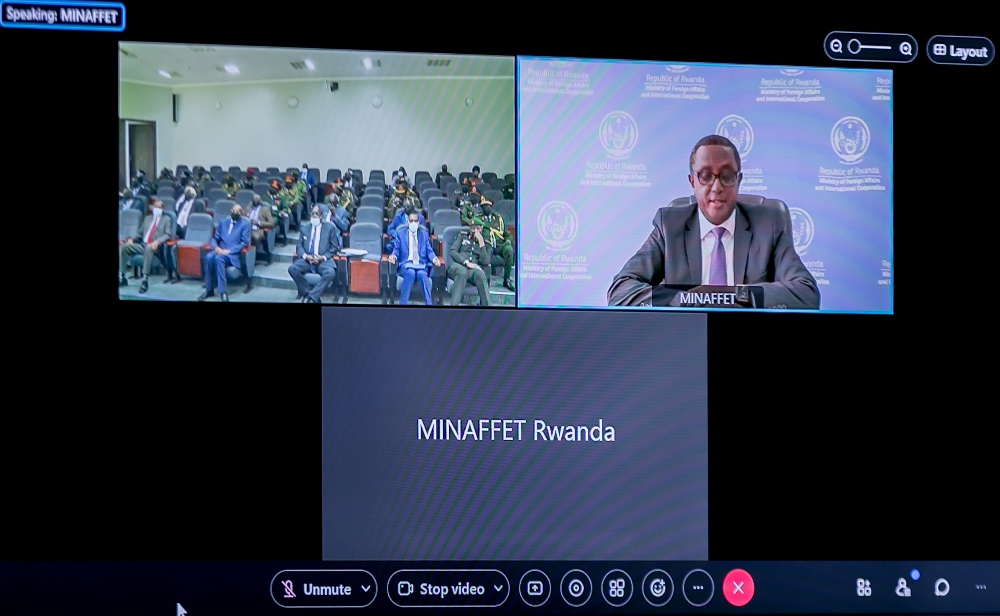 The Minister of Foreign Affairs and International Cooperation, Dr. Vincent Biruta said that this course is an essential component of the process to achieve sustainable peace and reconciliation.    