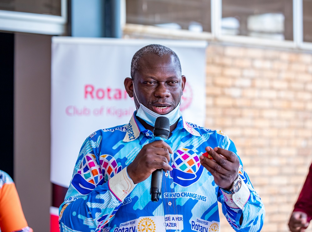 The Governor of Rotary Club District 9150, Edgard Cyr Tougouma also graced the event.
