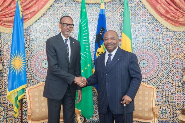 President Paul Kagame visited his Gabon counterpart, Ali Bongo Ondimba