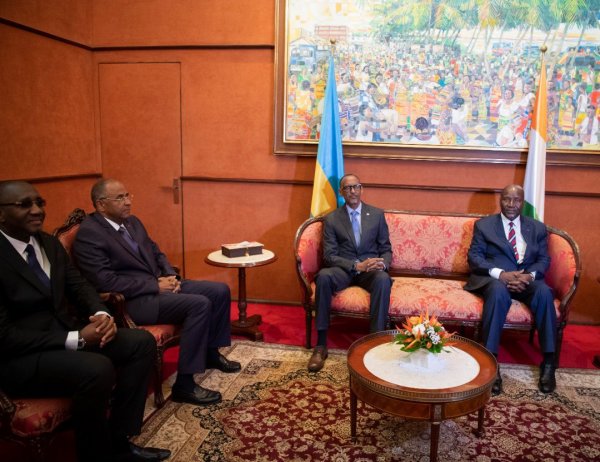 Kagame expressed delight to return to Ivory Coast to learn about the country’s work and strengthening relations as well.