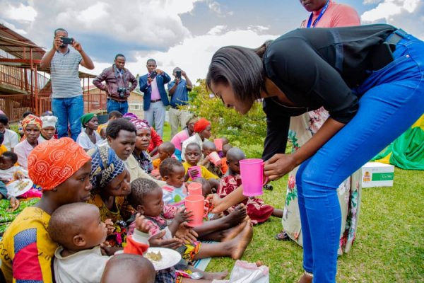 Miss Nimwiza launched the initiative as part of ongoing efforts to implement her project to eradicate malnutrition and stunting among children in Rwanda. 