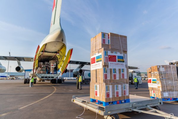 The supplies were donated directly from China’s People’s Liberation Army as part of the two countries’ military-to-military ties.