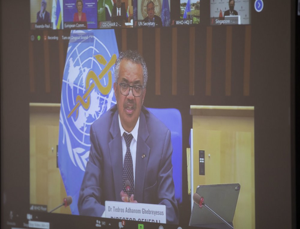 WHO Director-General, Dr Tedros Adhanom Ghebreyesus